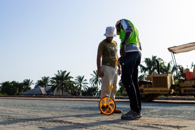 Surveyors at work