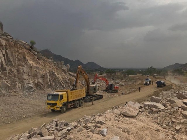 Filling of Dam Embankment, Nkari Dam, Akwa Ibom state