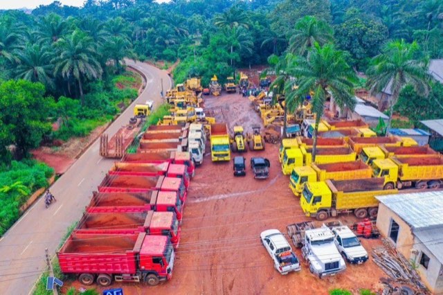 Excavation in Rock and Re-Alignment of dangerous curves along Yola-Hong-Mubi road. Adamawa state